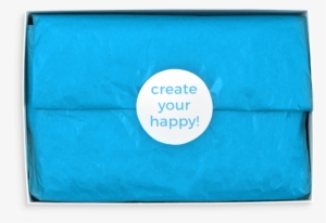 Opened Ooly Gift Set With Blue Paper Wrapping - Art #2595186
