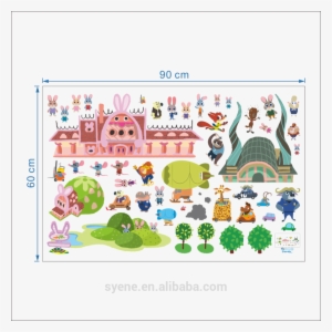 Movie Wall Decals, Movie Wall Decals Suppliers And - ディズニー ズートピアa4クリアフォルダーちらし775607 #2595445