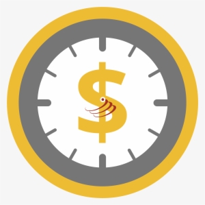 Dollar Clipart Doller - Stopwatch Graphic #2595657