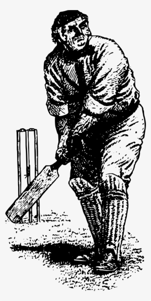 This Free Icons Png Design Of Classic Cricketer #2595816