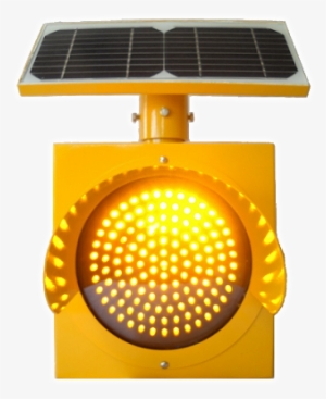 Solar Traffic Light 8" Diameter Slx 129s 24hr - Solar Flashing Warning Light #2596136