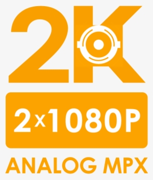 1080p Security Cameras Use A 2mp Image Sensor - 2k Hd Logo #2596261 1080p Security Cameras Use A 2mp Image Sensor - 2k Hd Logo #2596261