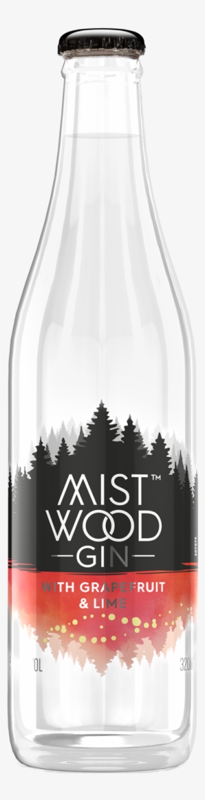 Mist Wood Gin Grapefruit And Lime 320ml - Mist Wood Gin With Elderflower & Lime #2596856