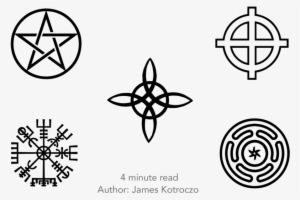 Symbols That Protect You From Evil Spirits - Pentagram 5'x7'area Rug #2597777