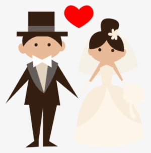 Download Groom Free Png Bride Clipart Transparent Background - Bride And Groom Icon #2598185