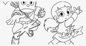 Pinta Y Colorea - Ninja Hattori Para Colorear #2598490