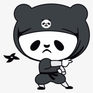 Panda Ninja Panzo Messages Sticker-0 - Panda Ninja #2598641