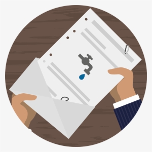 Tap Clipart Water Bill - Vector Water Bill Png #2599655