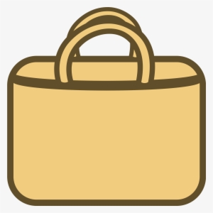 Clipart Simple Shopping Bag Logoicon - Gambar Tas Belanja Kartun #260646
