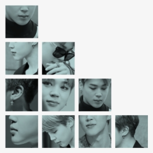 Park Jimin Transparents ✰ Red , Bluish, Gray , Color - Collage #260847
