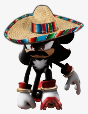 Shadow Sonic The Hedgehog Juan Sombrero Shadow The - Mexican Shadow The Hedgehog #260914