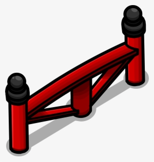 Red Bridge Railing Sprite 003 - Bridge #260989
