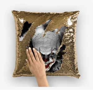 "pennywise Face ﻿sequin Cushion Cover\ - Cushion #261484