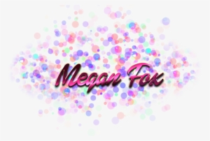 Megan Fox Name Logo Bokeh Png - Grace Name #261508