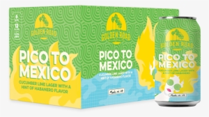 Pico To Mexico Box Can - Golden Road Brewing Pico To Mexico Beer 6-12 Fl. Oz. #261892