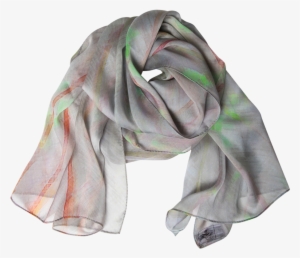 Ragdale Reeds Silk Story Scarf, Wearable Art #262028