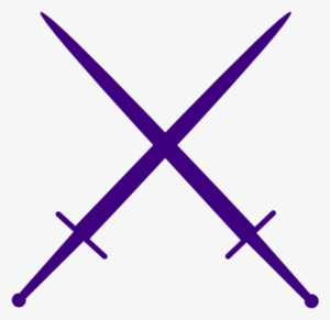 Purple Swords Clip Art At Clker - Purple Sword Png #262050