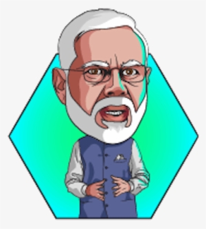Narendra Modi Stickers Messages Sticker-2 - Modi Stickers #262053