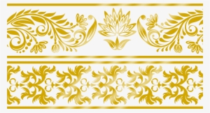 Gold Lace Border Png #262342