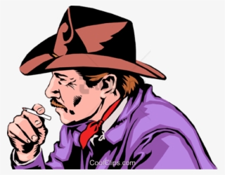 Cowboy Smoking - Smoking Cowboy Png #262432