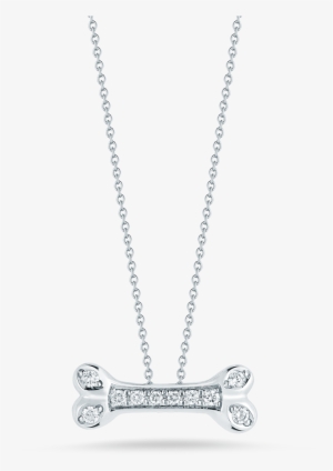 Roberto Coin Tiny Treasures 18k White Gold Dogbone - Pendant #263015