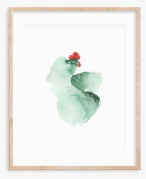 Blooming Cactus Art Print - Partridge #263476