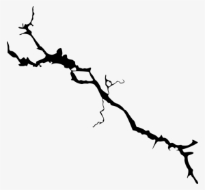 Free Cracked Png - Crack Silhouette #263758