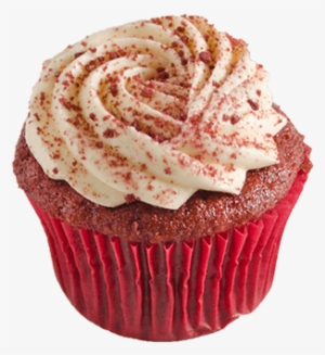 Red Velvet Cupcake - Red Velvet Cupcake Png #264082