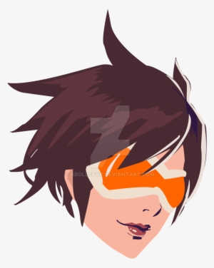 Picture Black And White Tracer By Krolletop On Deviantart - Tracer Fanart Simple #264375