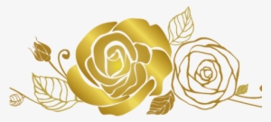 Metallic Vector Rose Gold Flowers Clipart K Pictures - Transparent Rose Design #264448