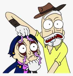 Joseph And Jotaro Also Work As Rick And Morty - Rick E Morty Jojo #264544