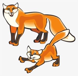Clipart Fox Watercolor - Foxes Clip Art #264738