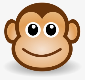 Cute Cartoon Monkey Face #265044