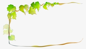 Download Computer Green Leaves Border - Border Of Leaves #265212