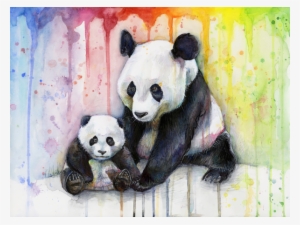 Click And Drag To Re-position The Image, If Desired - Painting Of A Panda #265941