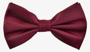 Textured Robin Bow Tie In Burgundy Red - Zoom Video Communications #266279