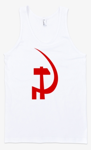 Hammer And Sickle Fine Jersey Tank Top Unisex - Girl Shirt Transparent Background #266656
