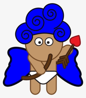 How To Set Use Blue Cupid Svg Vector #266659