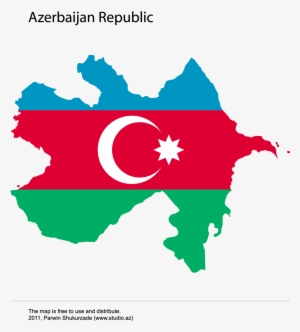 Png - Azerbaijan Map Vector #266871