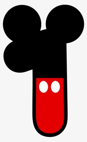 Mickey Mouse Birthday Theme, Mickey Mouse Png, Fiesta - Numero 1 Mickey Mouse #266896