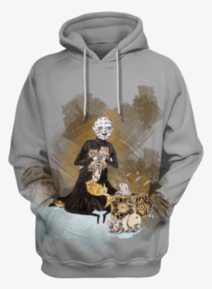 3d Jason Voorhees With Cat Tshirt - Hoodie #266977