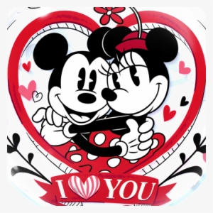 Mickey & Minnie Mouse Love Bubble Balloon - Mickey And Minnie Mouse #268315