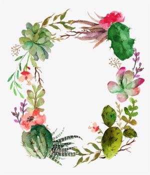 Clip Art Freeuse Stock Garland Vector Succulent - Flower #268381