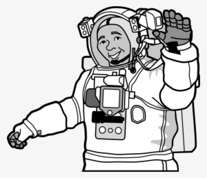 Smiling Astronaut Svg Clip Arts 600 X 516 Px #269170