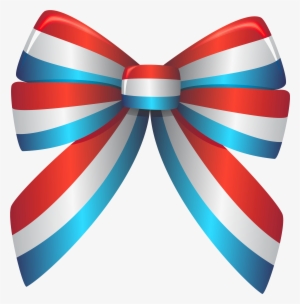 Red White And Blue Ribbon Png Clipart - American Clip Art Transparent #269455