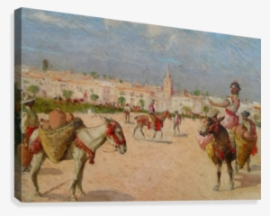 Aguadores En Las Afueras Canvas Print - Artist #269477