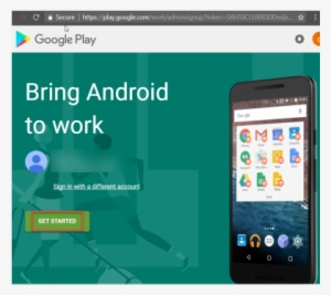 The Google Play Window Opens - Android Enterprise #269746