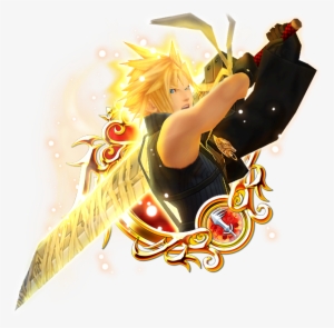 Kh Ii Cloud [ex] - Kingdom Hearts 3 Png #269837