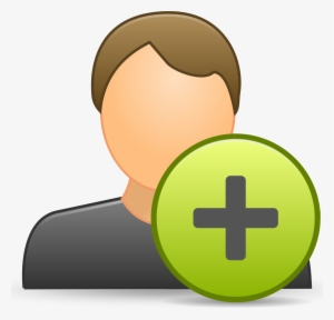 Image Black And White Stock Add Clip Art To Photos - Add New Contact Icon #269900