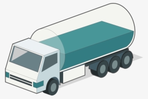 Zero Waste Treatment - Liquid Waste Truck Cartoon #2600388